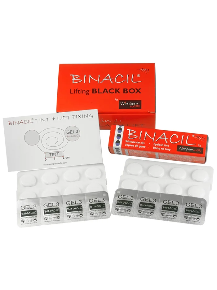Wimpernwelle Binacil Lifting Black Box | Fijación y Tinte de Pestañas