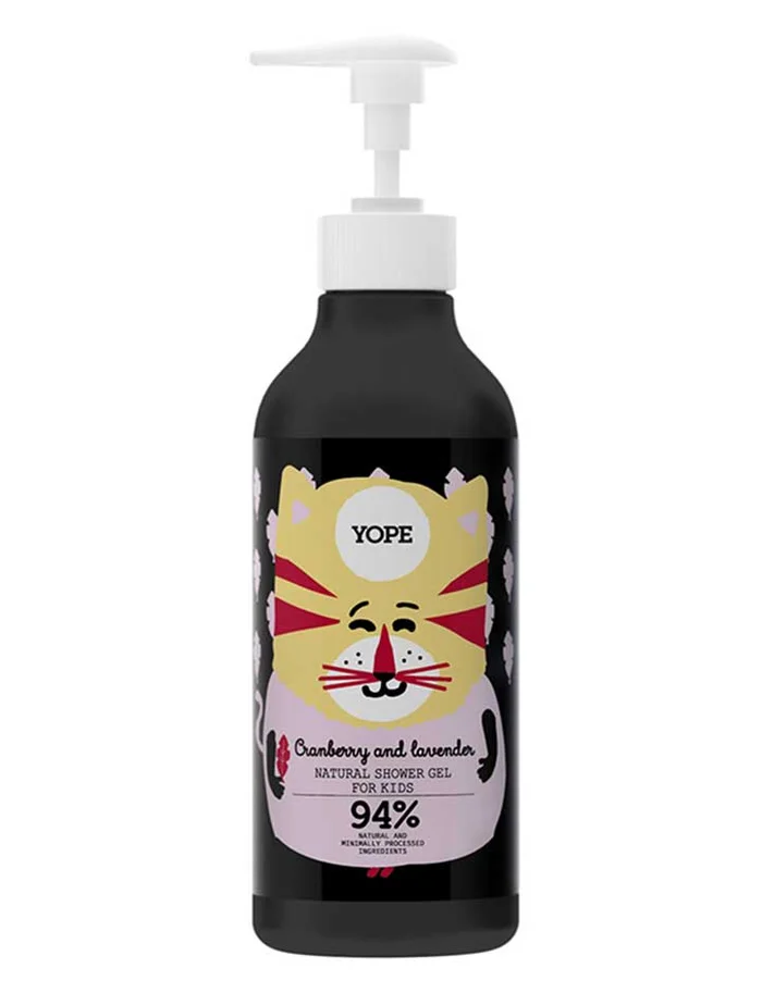 Yope Gel de Ducha Para Niños Arándano y Lavanda 400ml