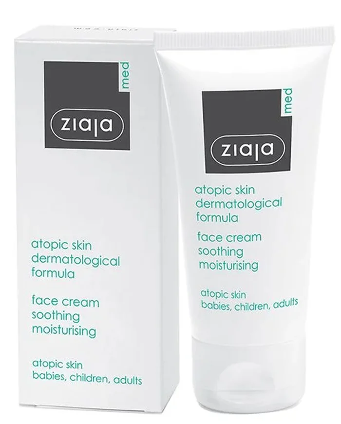 Ziaja Med Crema Facial Hidratante y Calmante Para Pieles Atópicas 50ml