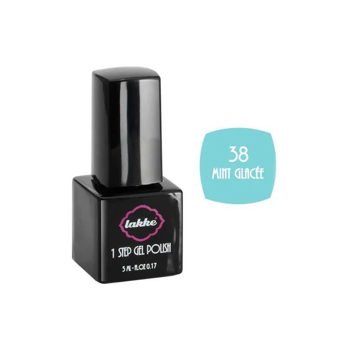 Barniz de color 1 paso n ° 38 Ice Mint Lakkè 5ML