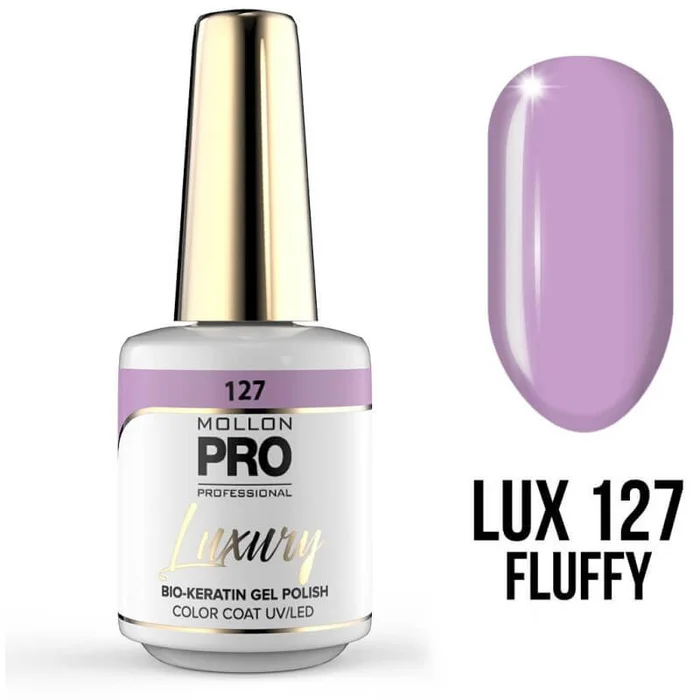 Barniz de lujo semipermanente n ° 127 Fluffy Mollon Pro 8ML
