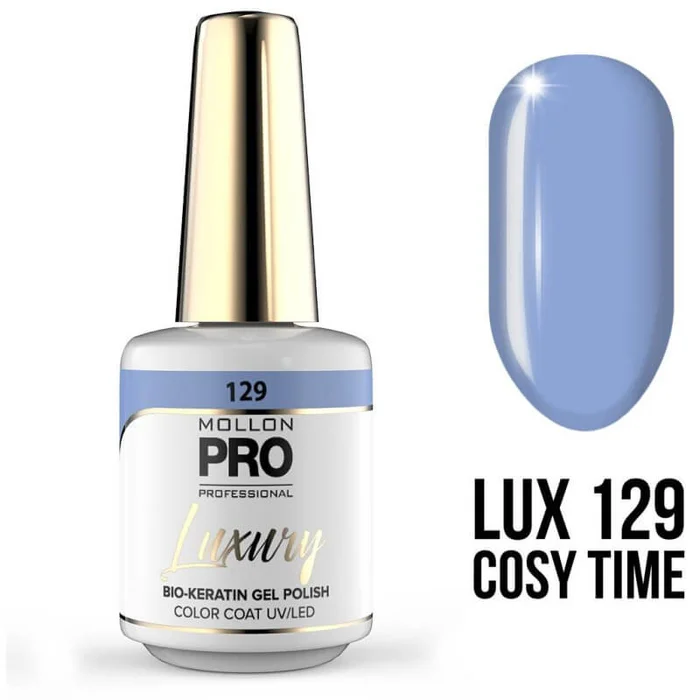 Barniz de lujo semipermanente n ° 129 Cozy Time Mollon Pro 8ML