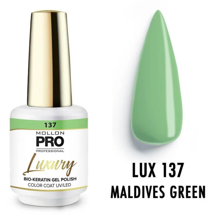 Barniz de lujo semipermanente n ° 137 Maldives Green Mollon Pro 8ML