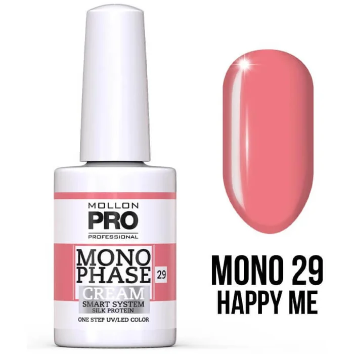 Barniz monofásico n ° 29 Happy Me uv / led Mollon Pro 10ML