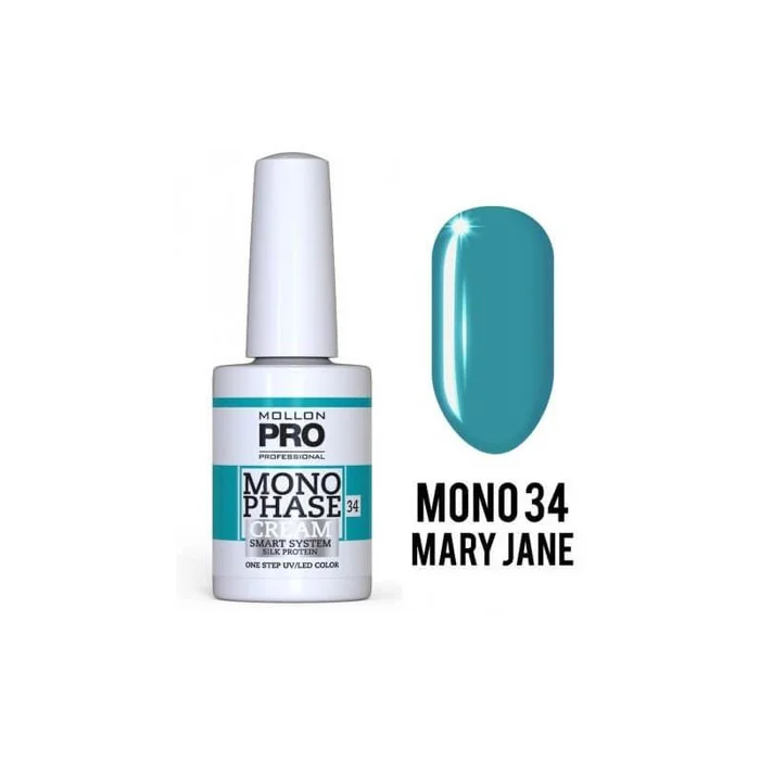 Barniz monofásico n ° 34 Mary Jane uv / led Mollon Pro 10ML