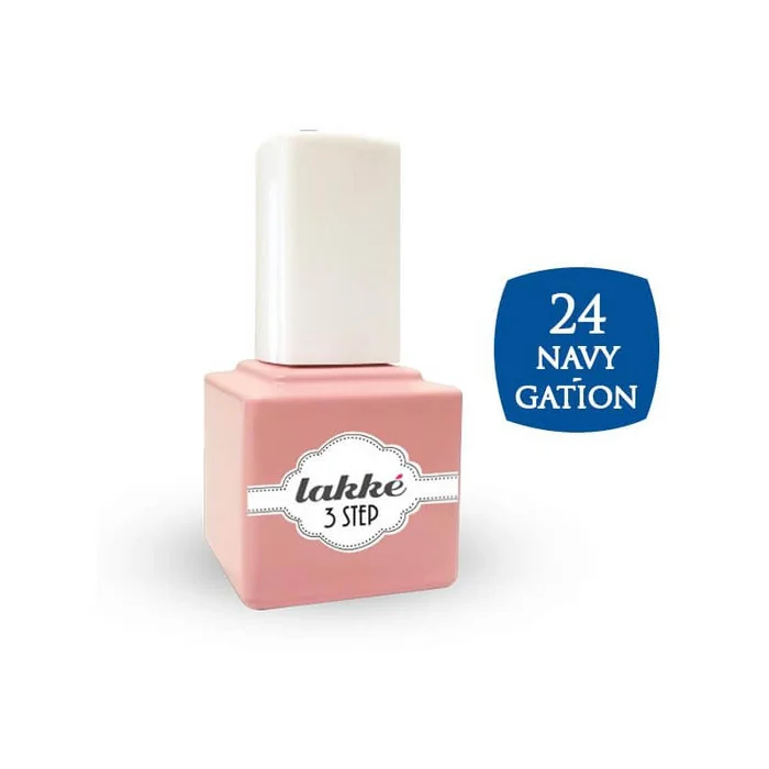 Barniz semipermanente 24 navy gation Lakke’ 3 pasos 7ML