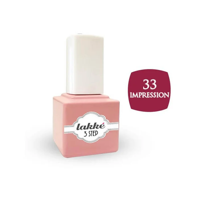 Barniz semipermanente 33 impresion Lakke’ 3 pasos 7ML