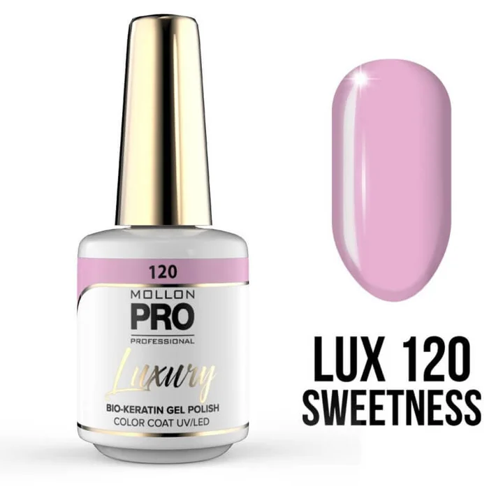 Barniz semipermanente de lujo N ° 120 Sweetness Mollon Pro 8ML