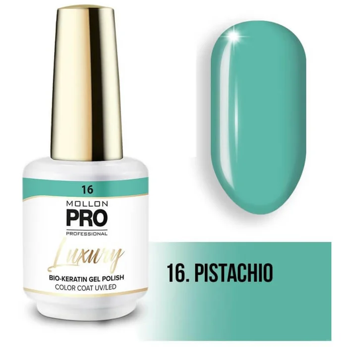 Barniz semipermanente LUJO N ° 16 Pistache Mollon Pro – 8ML