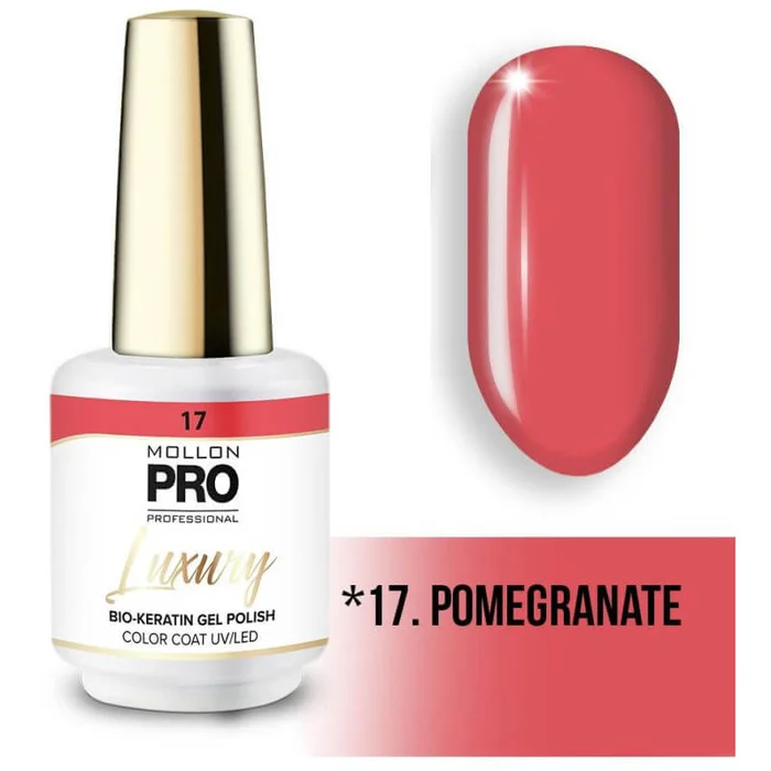 Barniz semipermanente LUJO N ° 17 Apple Pomegranate Mollon Pro – 8ML