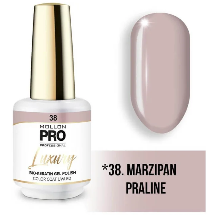 Barniz semipermanente LUJO N ° 38 Praliné Mazapán Mollon Pro – 8ML