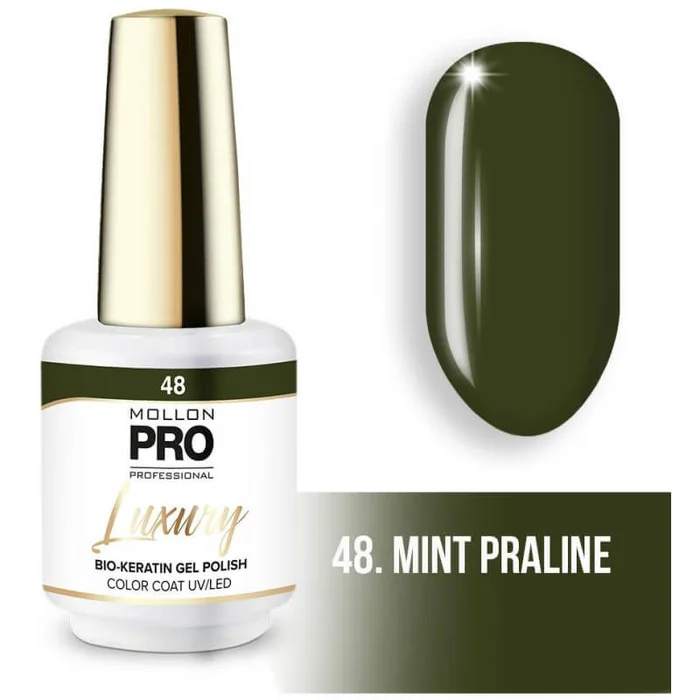Barniz semipermanente LUJO N ° 48 Praline mint Mollon Pro – 8ML