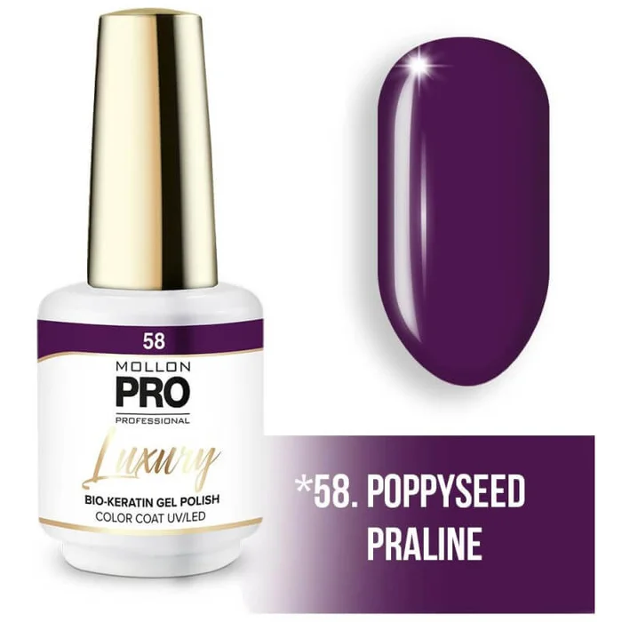 Barniz semipermanente LUJO N ° 58 Poppy Mollon Pro – 8ML