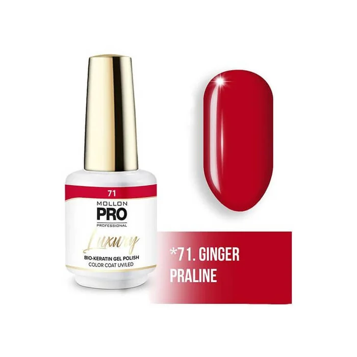 Barniz semipermanente LUJO N ° 71 Praliné de jengibre Mollon Pro – 8ML