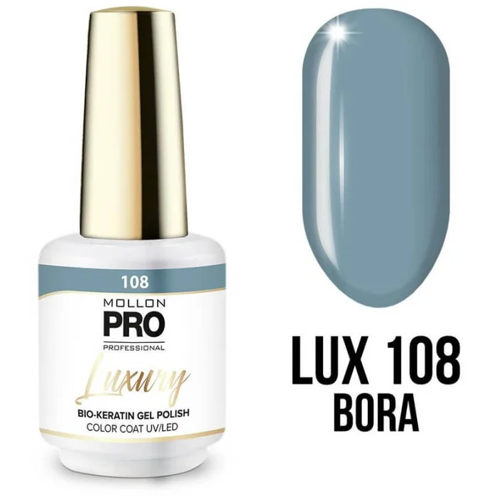 Barniz semipermanente LUXURY n ° 108 Bora Mollon Pro – 8ML