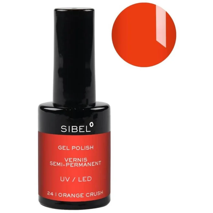 Barniz semipermanente n ° 24 Orange Crush Sibel 14ML