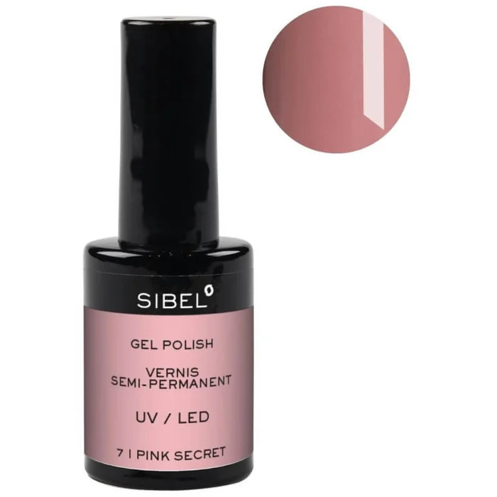 Barniz semipermanente n ° 7 Pink Secret Sibel 14ML