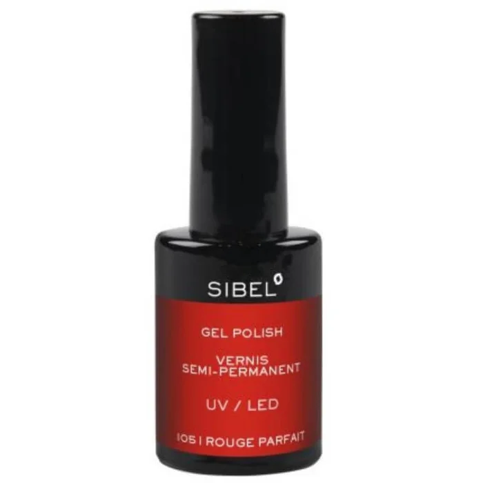 Esmalte de uñas semipermanente n°105 Rouge Parfait Sibel 14ML