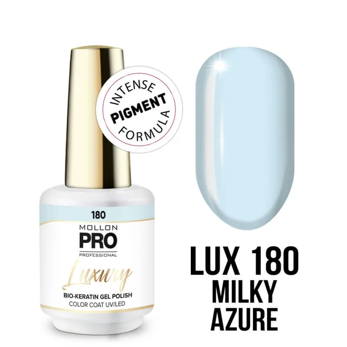 Esmalte semipermanente Luxury n°180 Milky Azuré de Mollon