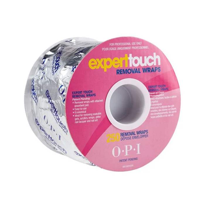 Feuille aluminium removal wraps Expert Touch OPI x250