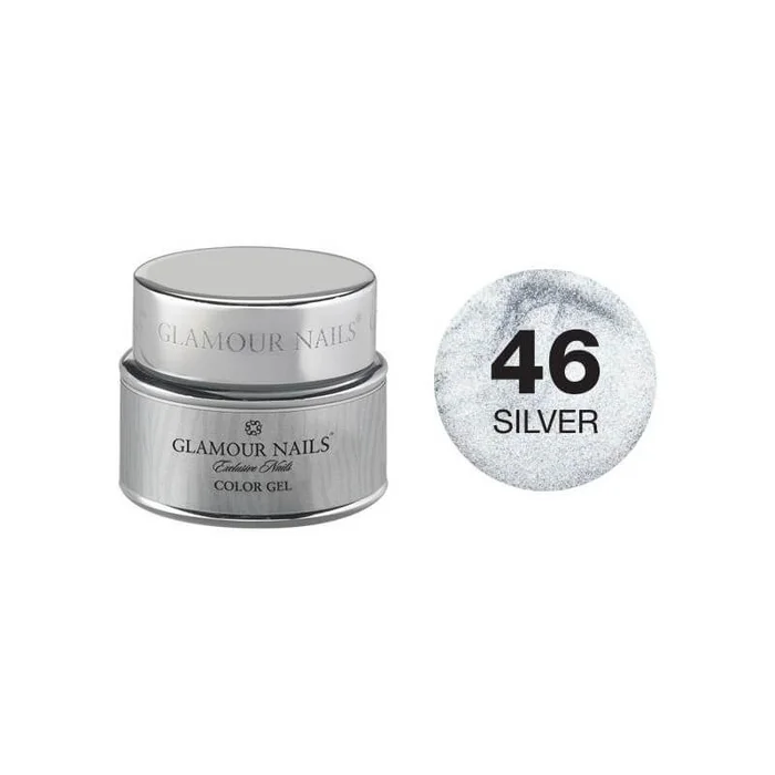 Gel color 46 plata Glamour Nails 5ML
