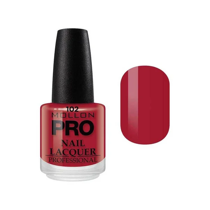 laca clásica 15 ml Mollon Pro Red Diamond – 102