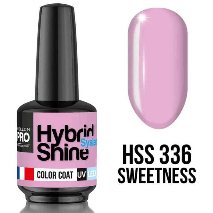 Mini abrillantador semipermanente Hybrid Shine n ° 336 Sweetness Mollon Pro 8ML
