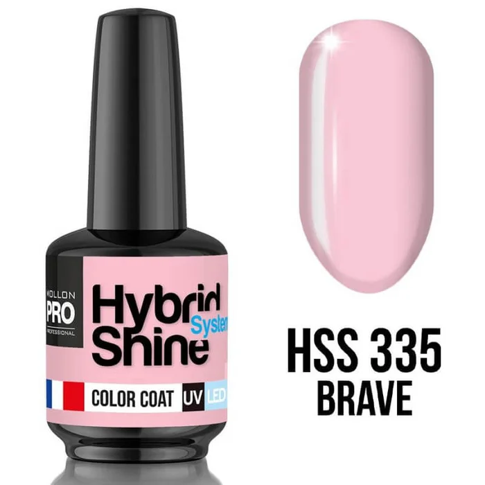 Mini barniz semipermanente Hybrid Shine n ° 335 Brave Mollon Pro 8ML