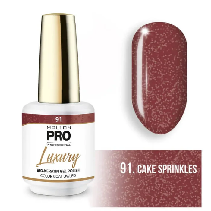 Sprinkles semipermanentes para tarta Luxury 91 Mollon Pro 8ML