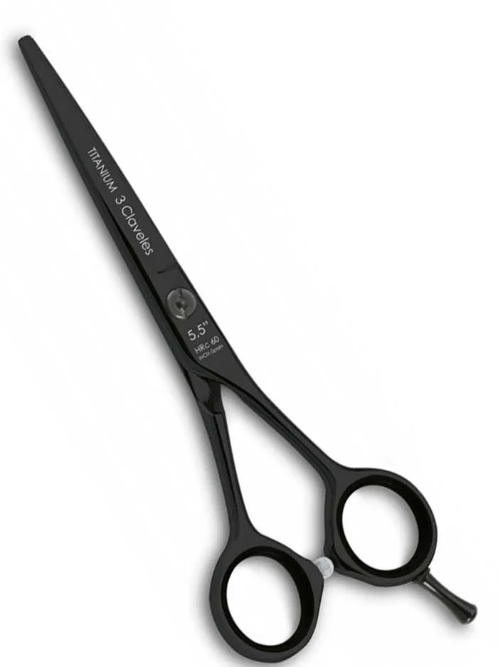 3 Claveles Tijeras Para Corte de Pelo Titanium 5.5″