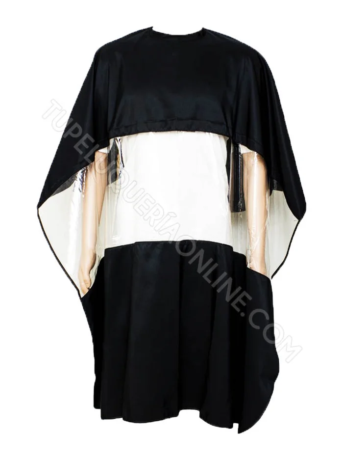 AG Capa de Corte Negra Con Ventana Transparente