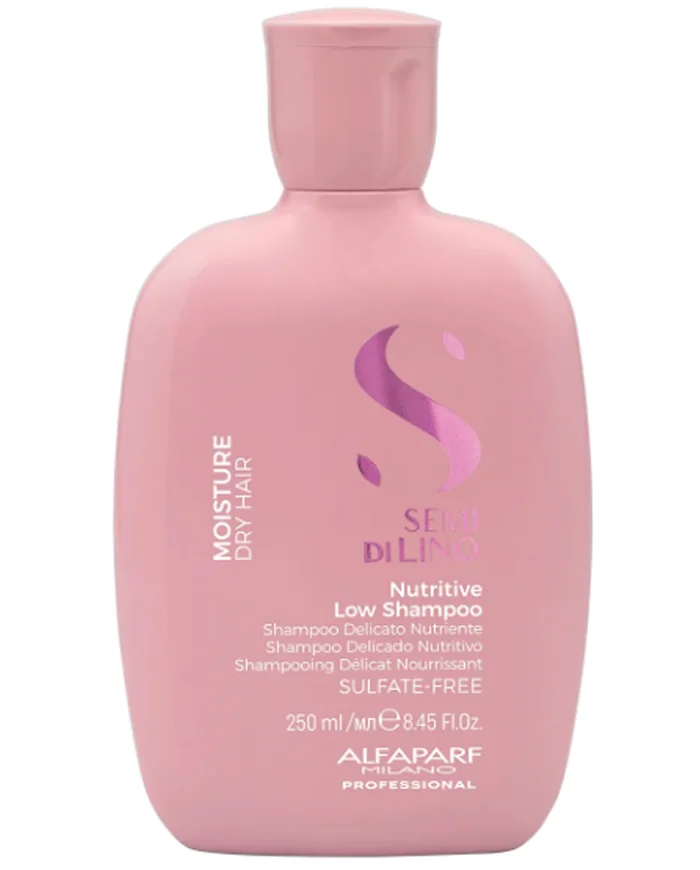 Alfaparf Milano Semi Di Lino Moisture Dry Hair Champú Delicado Nutritivo Cabello Seco 250ml