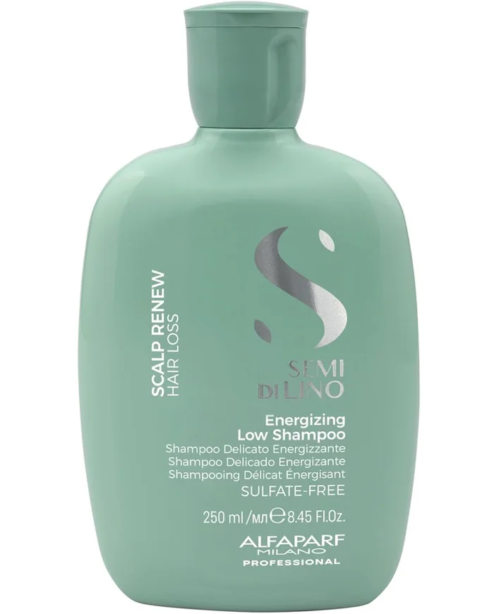 Alfaparf Milano Semi Di Lino Scalp Renew Champú Delicado y Energizante Cabello Debilitado 250ml