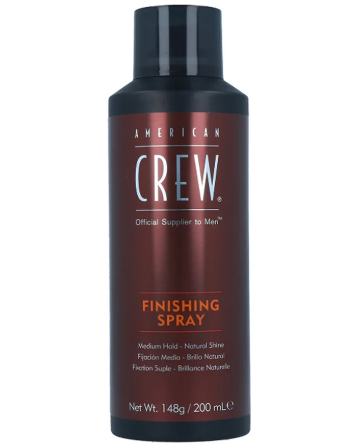 American Crew Spray Finishing Spray de Fijación Media y Brillo Natural 200ml