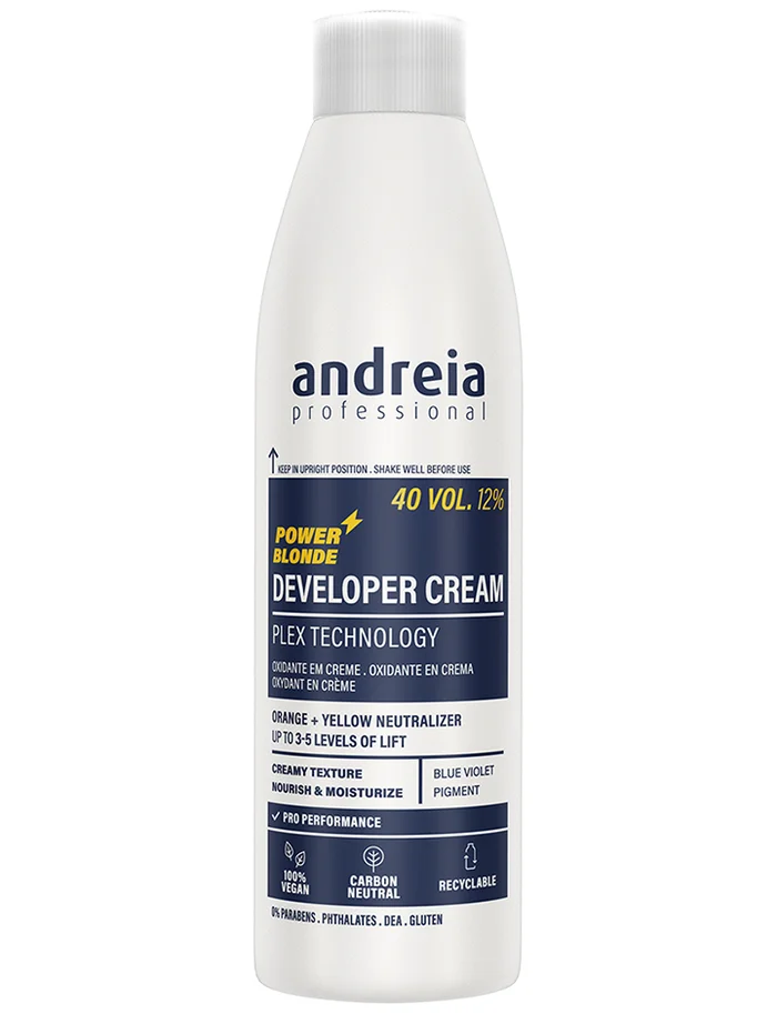 Andreia Oxidante en crema Power Blonde Vegano 40vol 12% 200ml