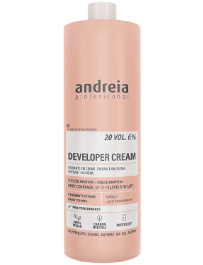 Andreia Oxidante en crema vegano 20vol 6% 1l