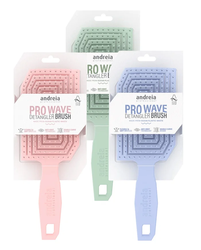 Andreia Pro Wave Detangler Brush Cepillo Desenredante y Sostenible