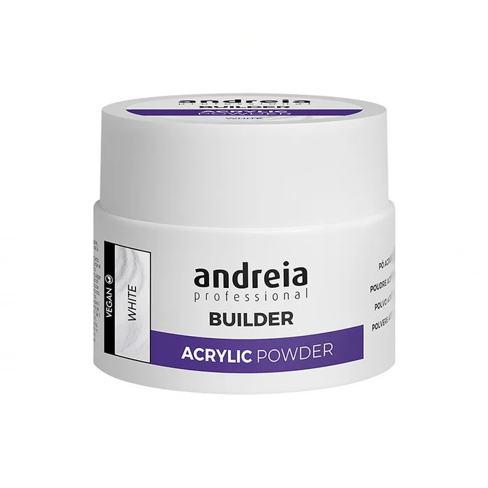 Andreia Professional Builder Acrylic Powder Polvos Acrílicos White 35 g
