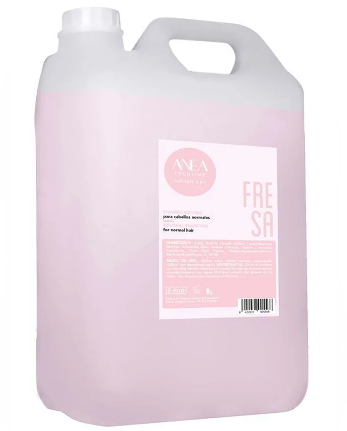 ANEA Techline champú neutro para todo tipo de cabello aroma fresa 5L