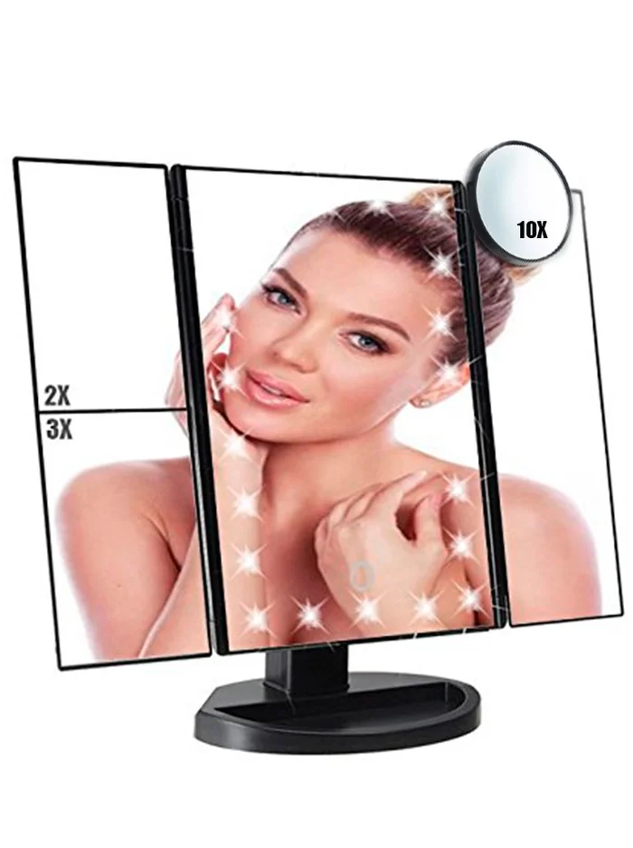 Beautyline Vanity Mirror Espejo Retroiluminado | Negro