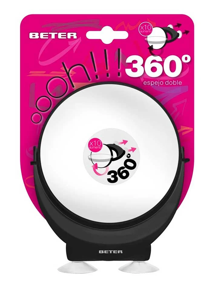 Beter Espejo OHH! Doble Macro x10 con Ventosas