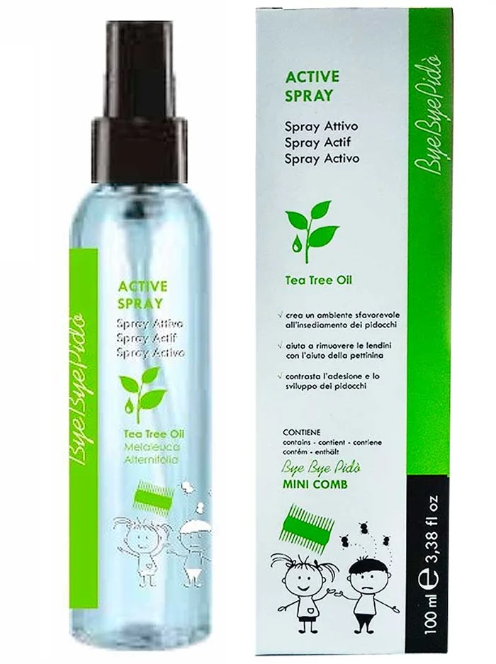 Bye Bye Pido Active Spray | Spray Activo Anti Piojos con Cepillo Gratis 100ml