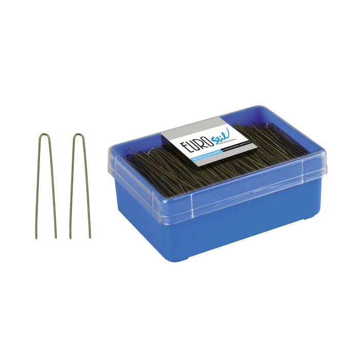 CAJA 400 HORQUILLAS MOÑO EUROSTIL 65 MM : Color – Bronze