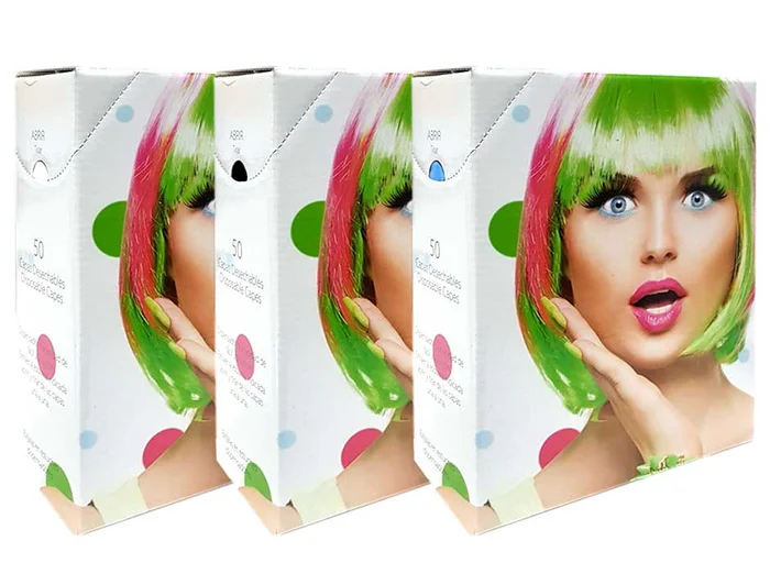 Capas desechables de peluquería Con Dispensador