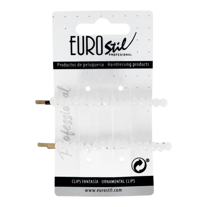 CLIP DORADO LARGO CON STRASS 2 UDS