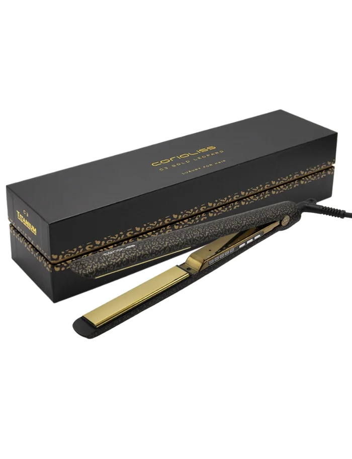 Corioliss Plancha de Pelo C3 Gold Leopard Soft Touch