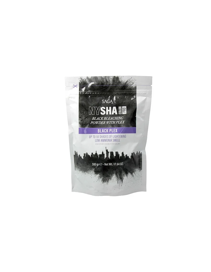 Decoloración Negra Plex Nysha 500 g Saga