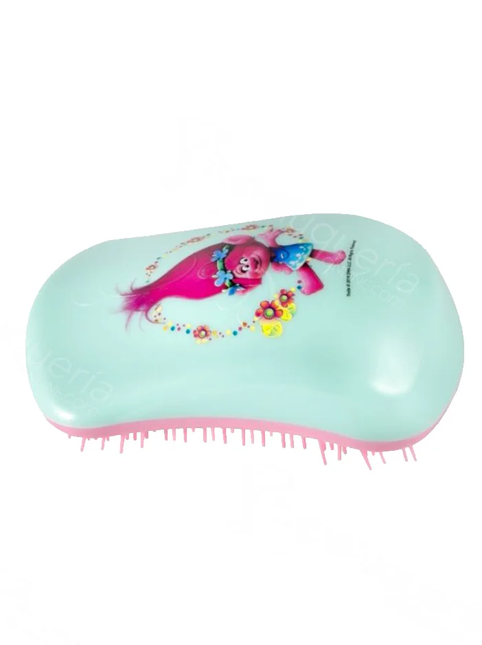 Dessata Cepillo Trolls Verde + 6 Gomas Espiral Arco Iris GRATIS
