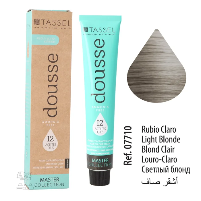 DOUSSE 8 RUBIO CLARO FREE AMMONIA – TINTE TASSEL (07710)