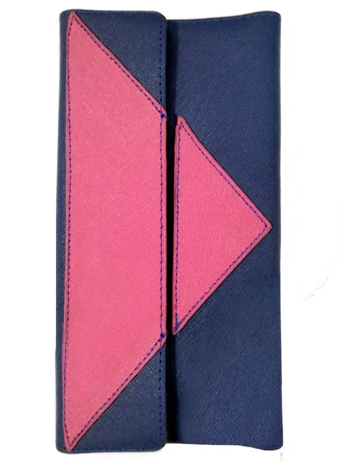 Estuche para 4 Tijeras de Corte | Azul Oscuro y Fucsia